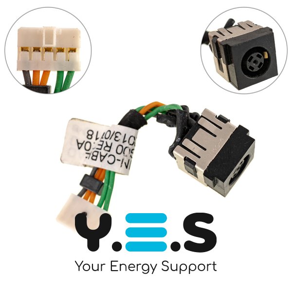 Роз’єм живлення PJ597 для Dell Latitude 6430U, E6430U з кабелем