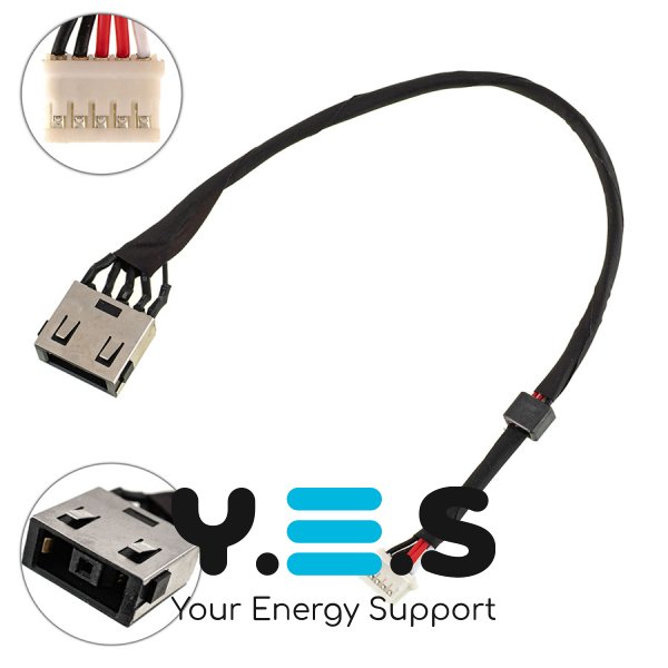 Роз’єм живлення PJ607 для Lenovo T450 з кабелем