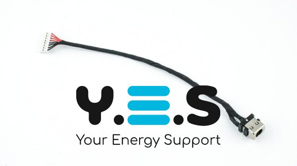 Розʼєм живлення PJ615 для ASUS FZ50, GL552 series з кабелем