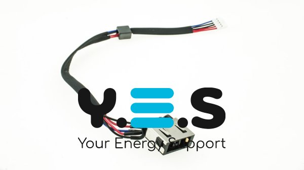 Розʼєм живлення PJ722 для Lenovo Y40-70, Y40-80 series з кабелем