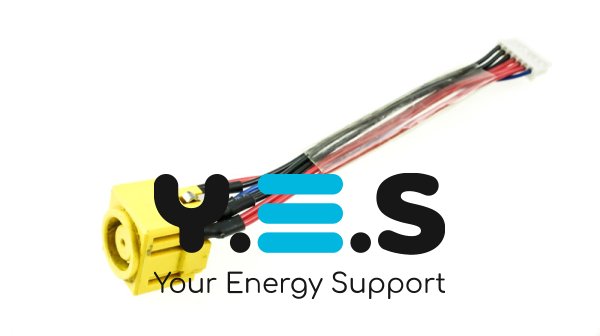 Розʼєм живлення PJ786 для Lenovo T510, W510 series з кабелем