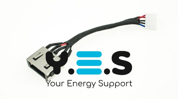 Розʼєм живлення PJ804 для Lenovo Y40, Y40-80 series з кабелем