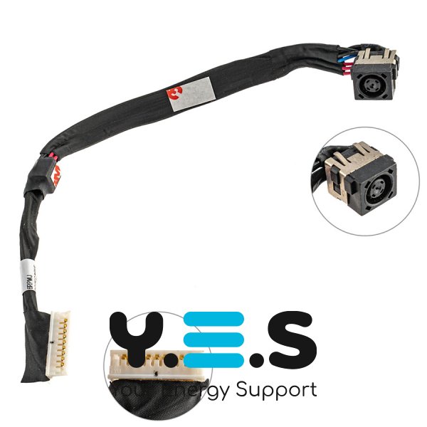 Розʼєм живлення PJ845 для Dell R2, R3 series з кабелем