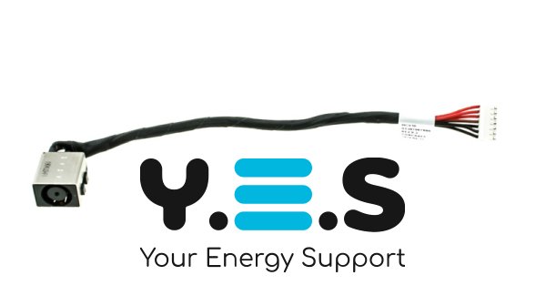 Розʼєм живлення PJ860 для Dell 7566, 7567 series з кабелем