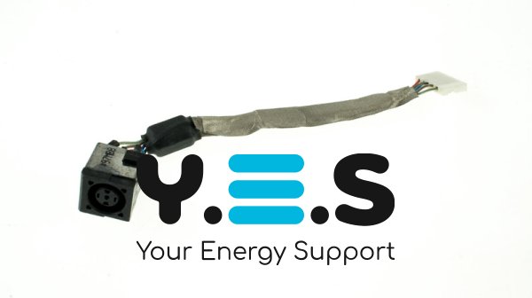 Розʼєм живлення PJ910 для Dell 1110 series з кабелем