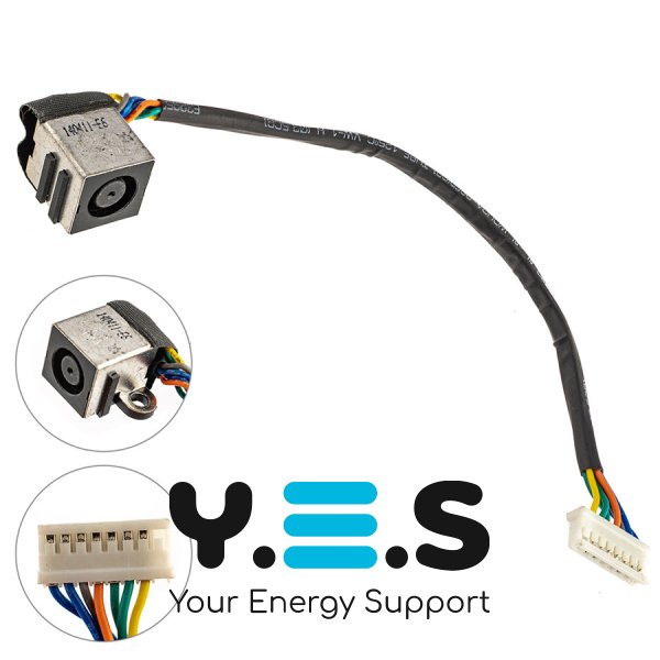 Розʼєм живлення PJ923 для Dell L501X, L502X series з кабелем