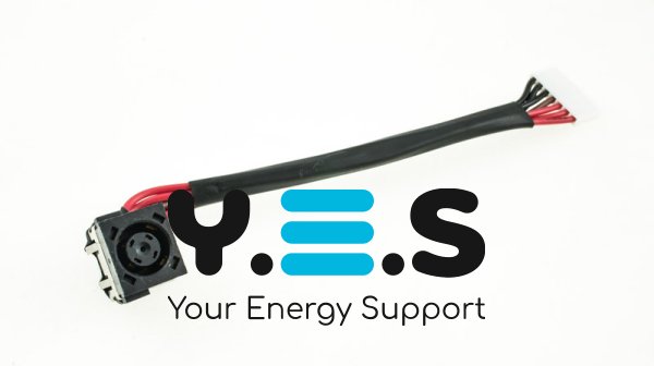 Розʼєм живлення PJ933 для Dell N5040, 1550 series з кабелем