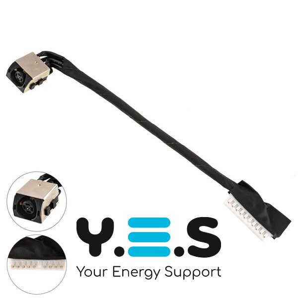 Розʼєм живлення для ноутбука Dell G3 3500, G5 5500 з кабелем