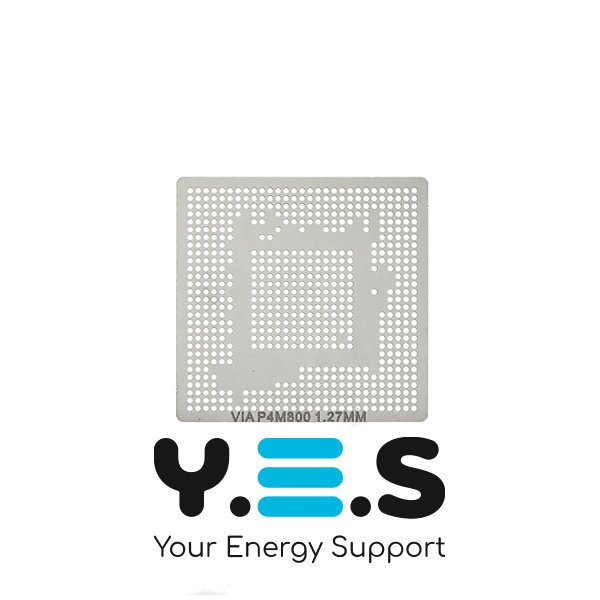 Трафарет прямого нагріву VIA P4M800, крок 1.27 мм