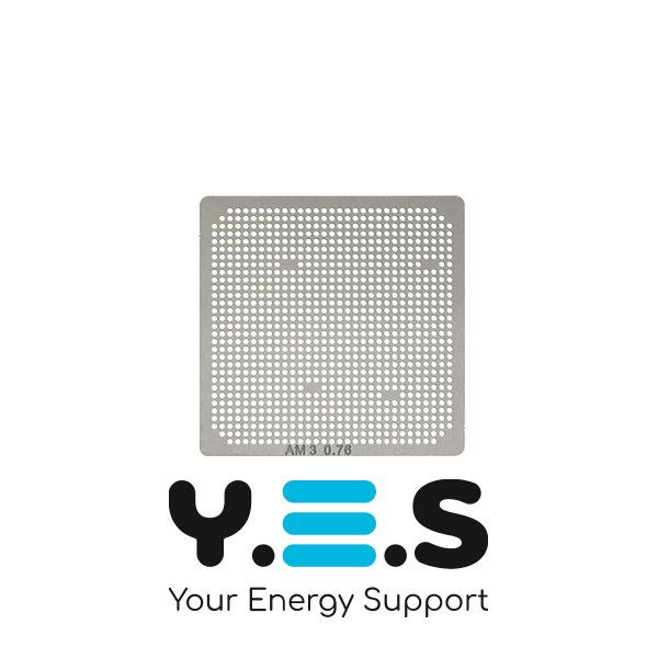 Трафарет прямого нагріву AM 3 0.76 мм для BGA пайки