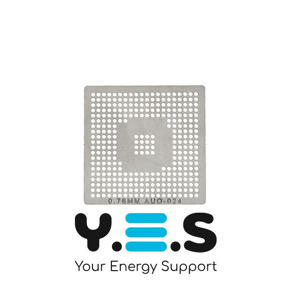 Трафарет прямого нагріву 0.76 мм AUO-024 для реболінгу