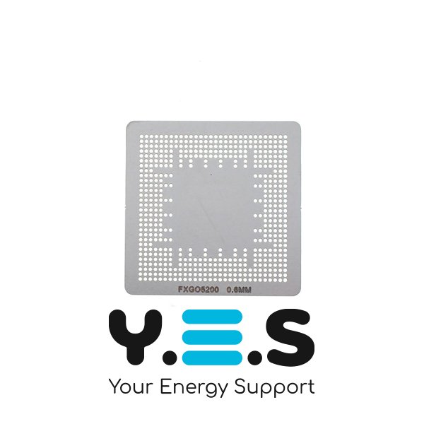 Трафарет для прямого нагріву FXGO5200, товщина 0,6 мм