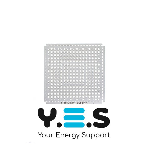 Трафарет прямого нагріву 0.6 мм NF-4-SLI-SPP для BGA реболінгу