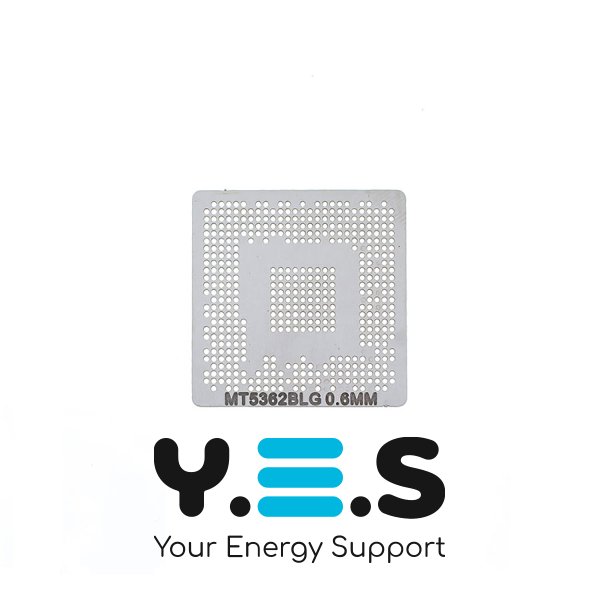 Трафарет для прямого нагріву MT5362BLG, 0.6 мм