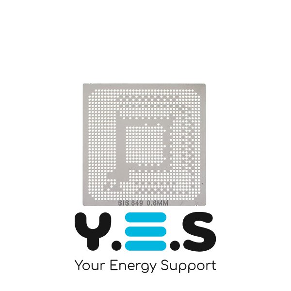 Трафарет прямого нагріву 0,6 мм SIS 649 для пайки мікросхем