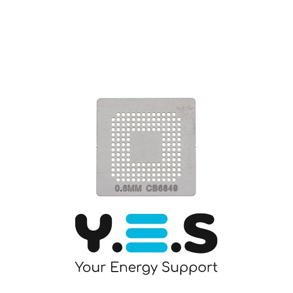 Трафарет прямого нагріву 0,6 мм CB6849 для ремонту BGA/IC