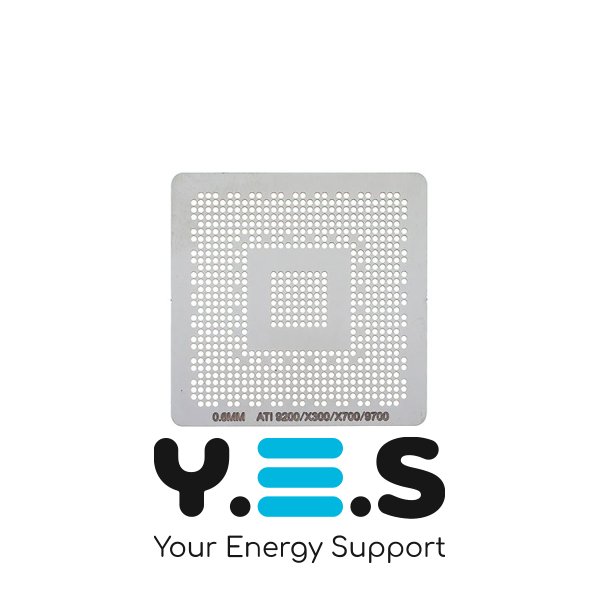 Трафарет прямого нагріву 0.6 мм для ATI 9200/X300/X700/9700