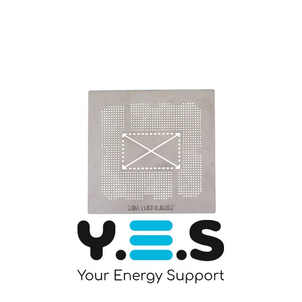 Трафарет прямого нагріву для LGA1156, 0.5 мм