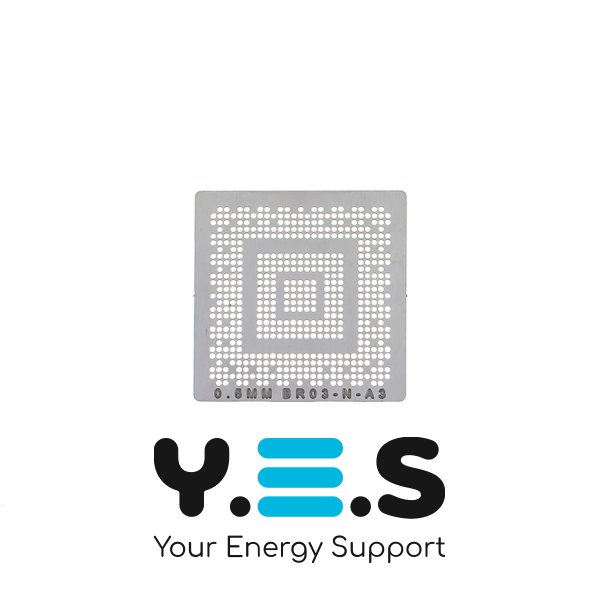 Трафарет прямого нагріву 0,5 мм BR03-N-A3 для пайки