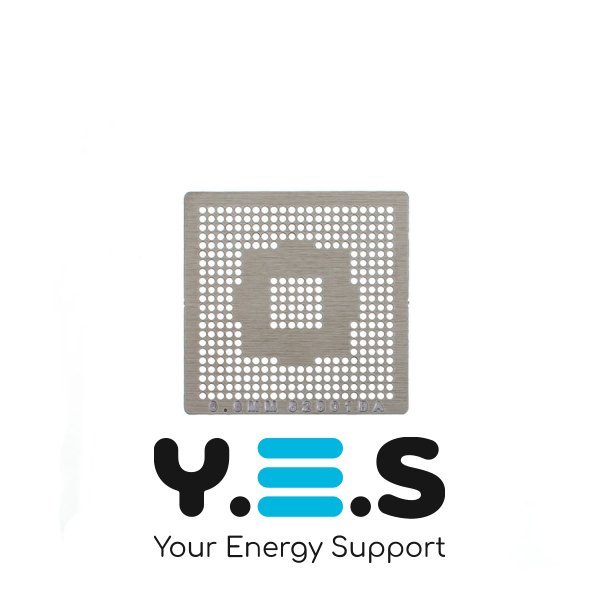 Трафарет для прямого нагріву 0.6 мм для чипа 82801BA