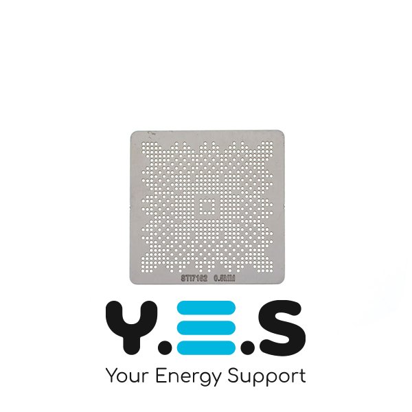 Трафарет для прямого нагріву STI7162, товщина 0,5 мм