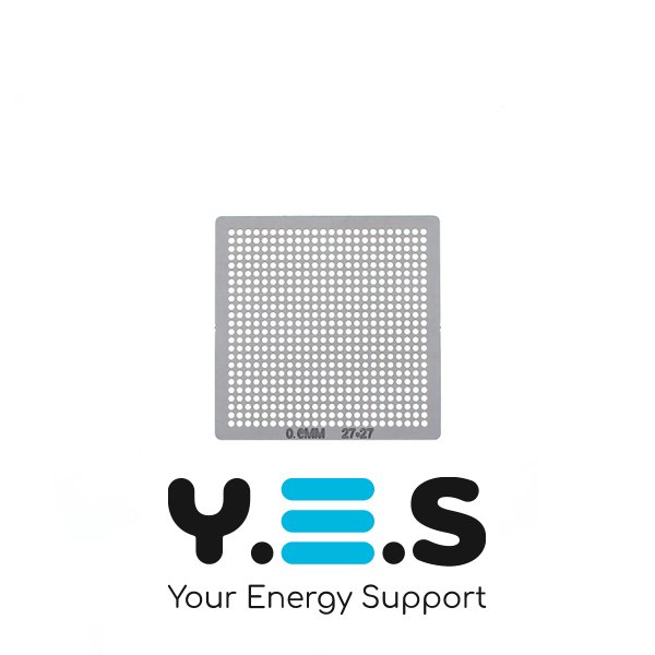 Трафарет прямого нагріву 0,60 мм 27×27 мм для реболінгу