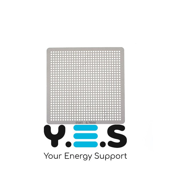 Трафарет для прямого нагріву 41×41 мм, товщина 0,76 мм