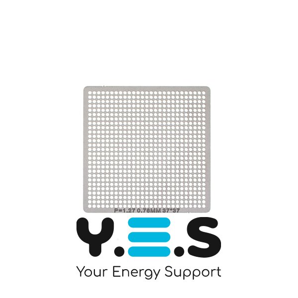 Трафарет для прямого нагріву P=1.27/0.76 мм, 37×37 мм