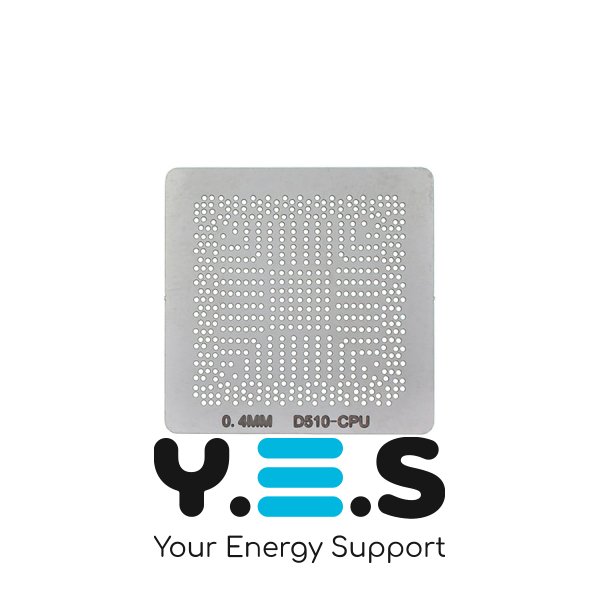 Трафарет прямого нагріву 0.4 мм для D510 CPU