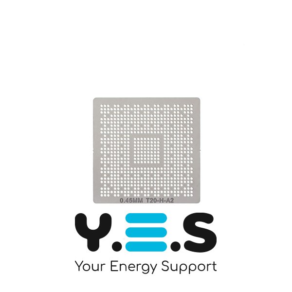 Трафарет прямого нагріву 0.45 мм T20-H-A2 для пайки BGA/SMT