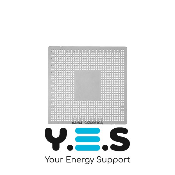 Трафарет прямого нагріву 0,6 мм для CXD2981GB