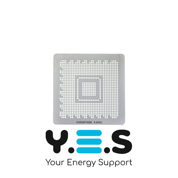 Трафарет для прямого нагріву CXD2972GB, 0.60 мм