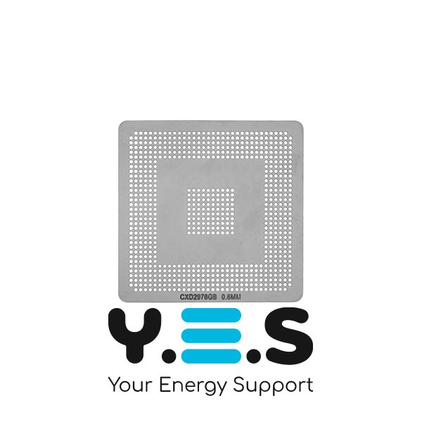 Трафарет прямого нагріву CXD2976GB 0.6 мм для реболінгу