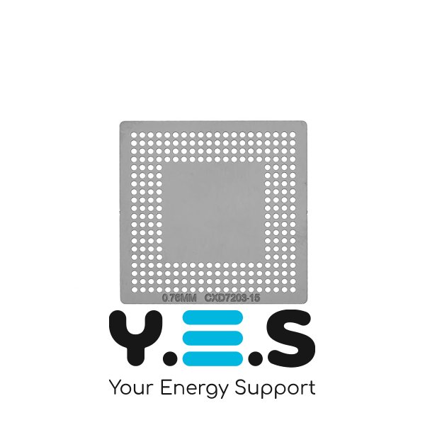 Трафарет для прямого нагріву 0,76 мм CXD7203-15