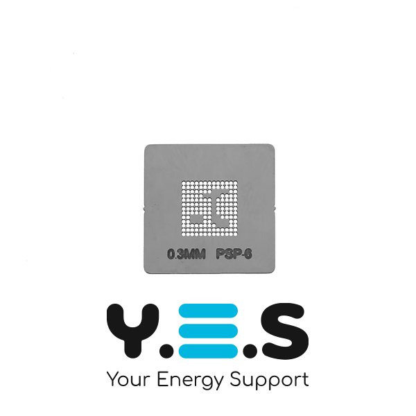 Трафарет для прямого нагріву PSP-6, товщина 0.3 мм