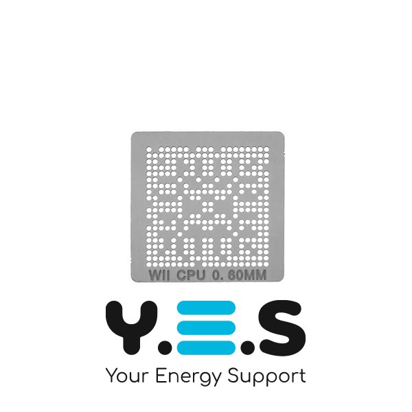 Трафарет прямого нагріву для WII CPU, 0.60 мм