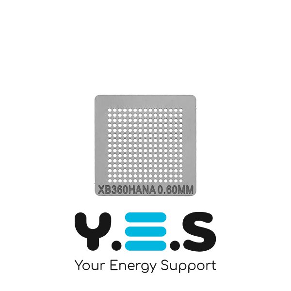 Трафарет прямого нагріву XB360HANA 0,60 мм для Xbox 360 HANA