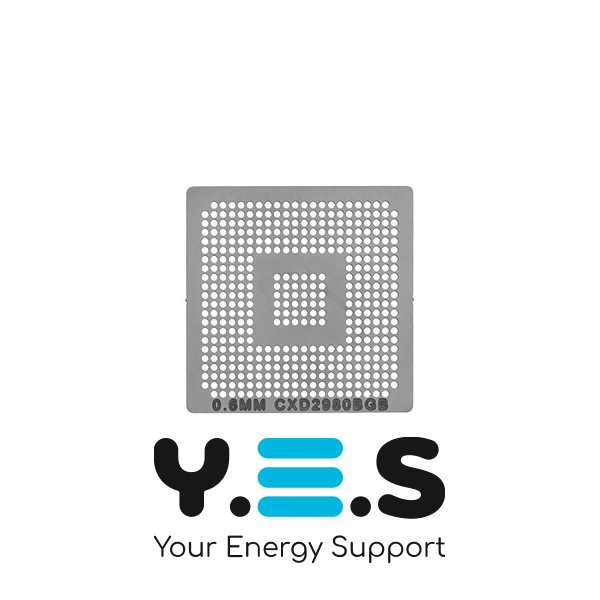 Трафарет прямого нагріву 0.6 мм для CXD2980BGB