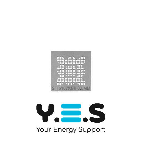 Трафарет для прямого нагріву STI5167KBB, 0.5 мм