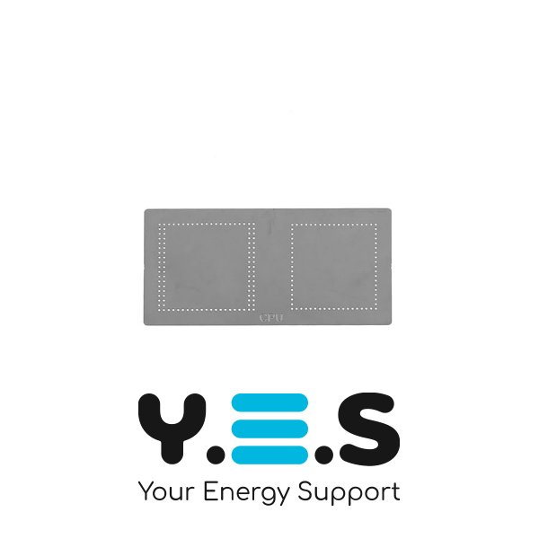 Трафарет для прямого нагріву CPU (реболінг/пайка)