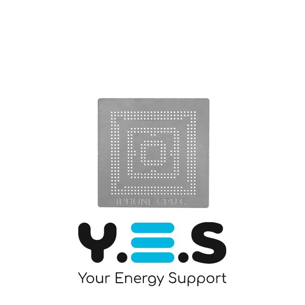 Трафарет прямого нагріву для CPU iPhone C (100 символів)