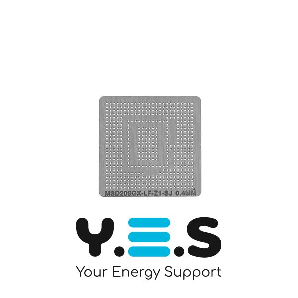 Трафарет прямого нагріву MSD209GX-LF-Z1-SJ, товщина 0.4 мм