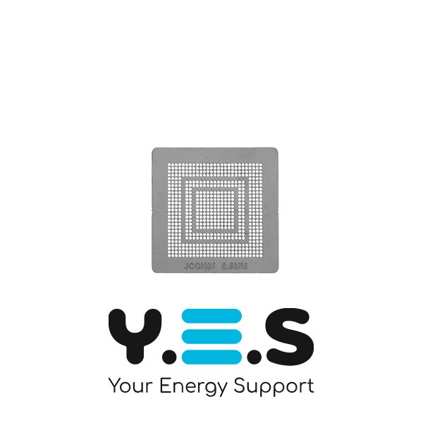 Трафарет прямого нагріву JCCH31 0,5 мм для реболінгу BGA