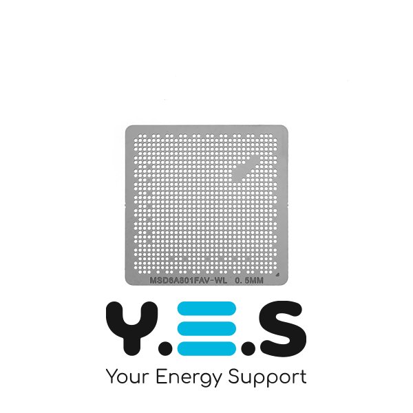 Трафарет прямого нагріву MSD6A801FAV-WL, товщина 0.5 мм