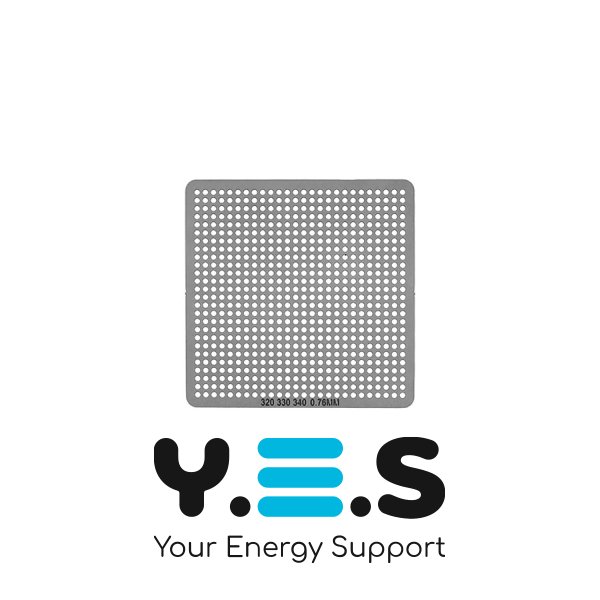 Трафарет прямого нагріву 320/330/340, 0.76 мм, версія 2