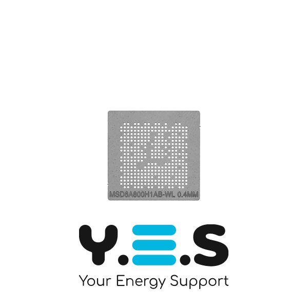 Трафарет прямого нагріву MSD6A800H1AB-WL, 0.4 мм