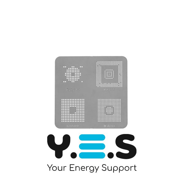 Трафарет прямого нагріву 4-в-1 №2 для MT6235, 6205CPU, IC3