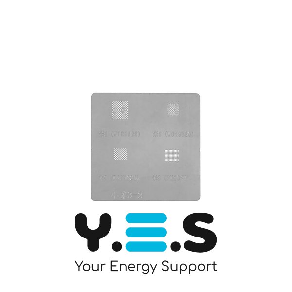 Трафарет прямого нагріву 4в1 для WTR1625, WCN3680, WCD9320, PM8841