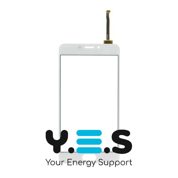 Сенсорний екран (тачскрін) для Meizu M5 Note, білий