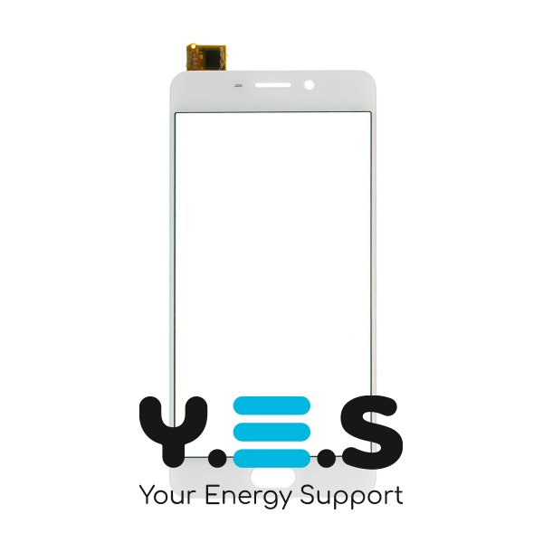 Сенсорний екран (тачскрин) для Meizu M6 Note, білий